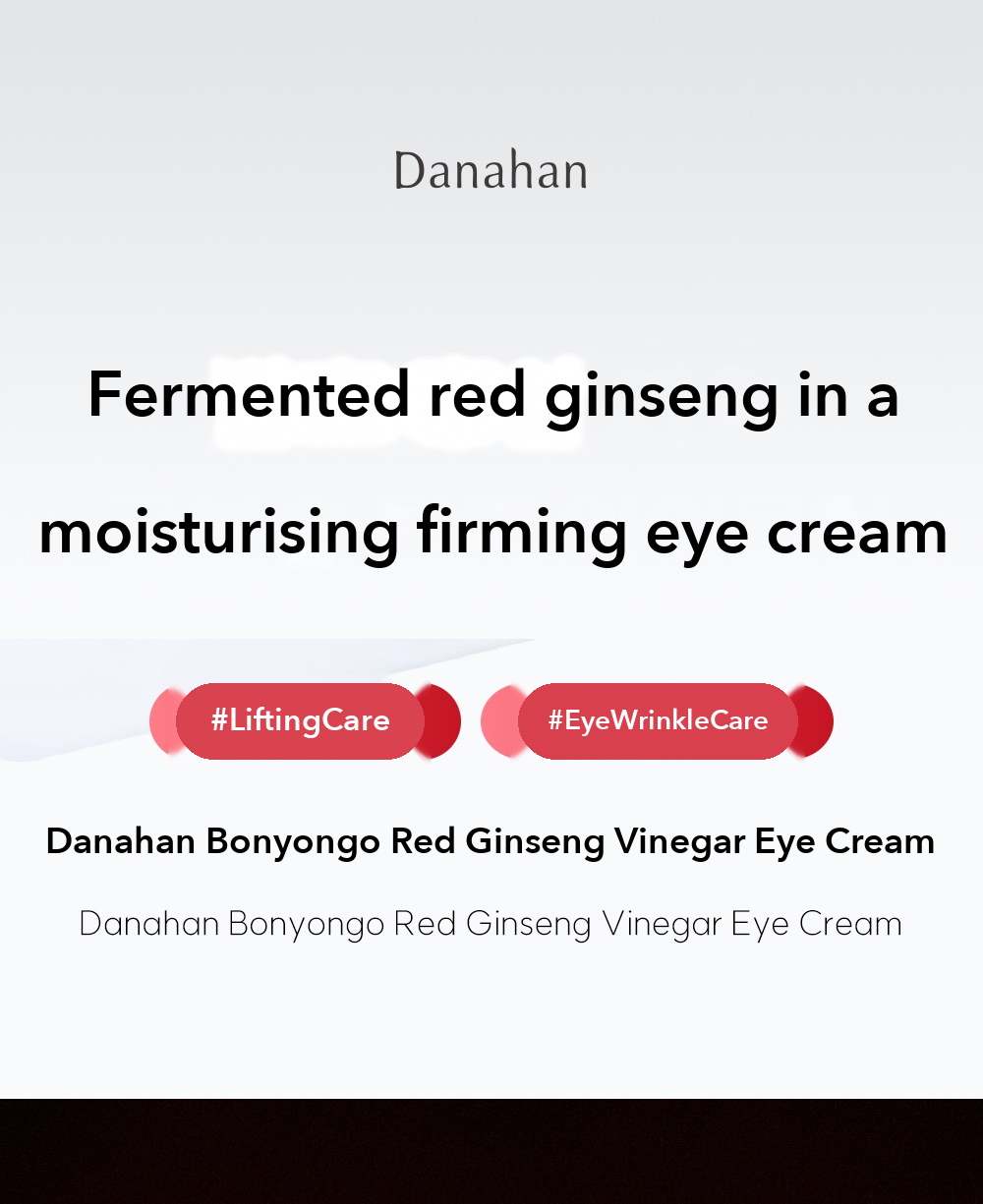 Danahan Bonyongo Red Ginseng Vinegar Eye Cream detail 1