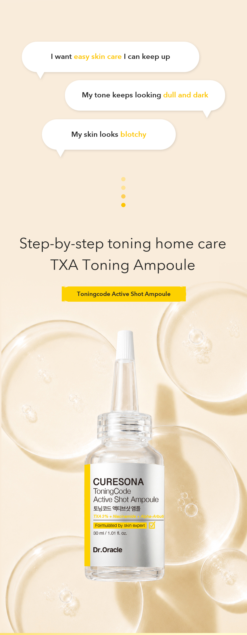 Dr.Oracle Curesona Toningcode Active Shot Ampoule 30ml detail 02