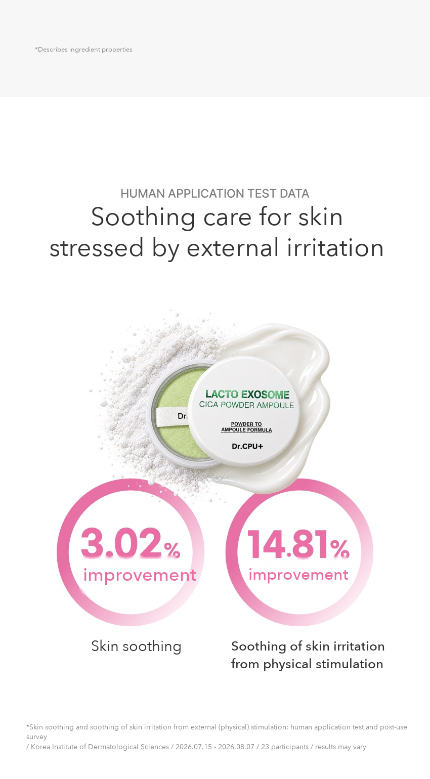 Dr.CPU+ Lacto Exosome Cica Powder Ampoule detail 05