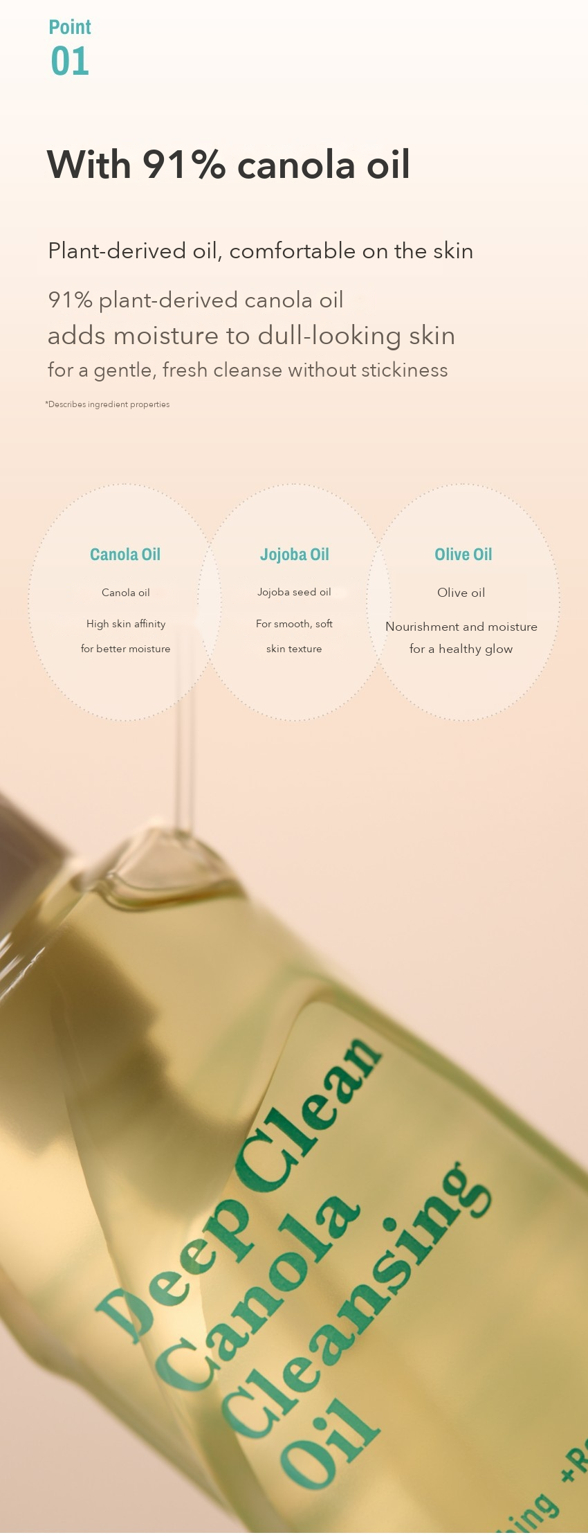 Dr.CPU+ Deep Clean Canola Cleansing Oil detail 3