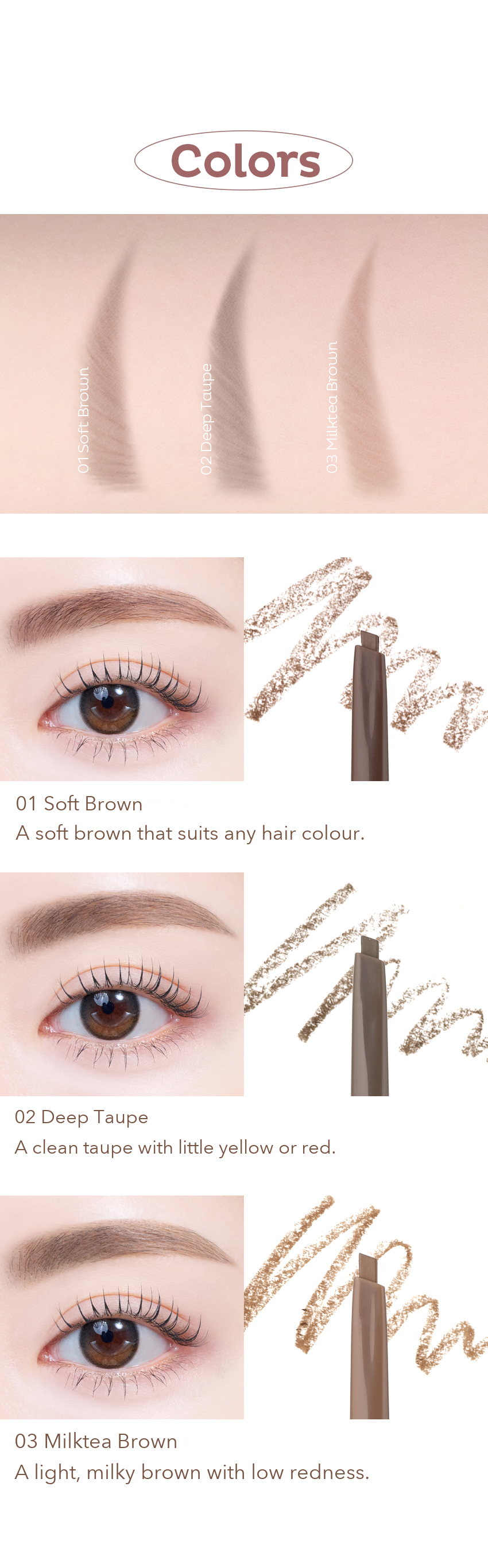 Play 101 by ETUDE Slim Eyebrow Pencil 0.08g detail 05