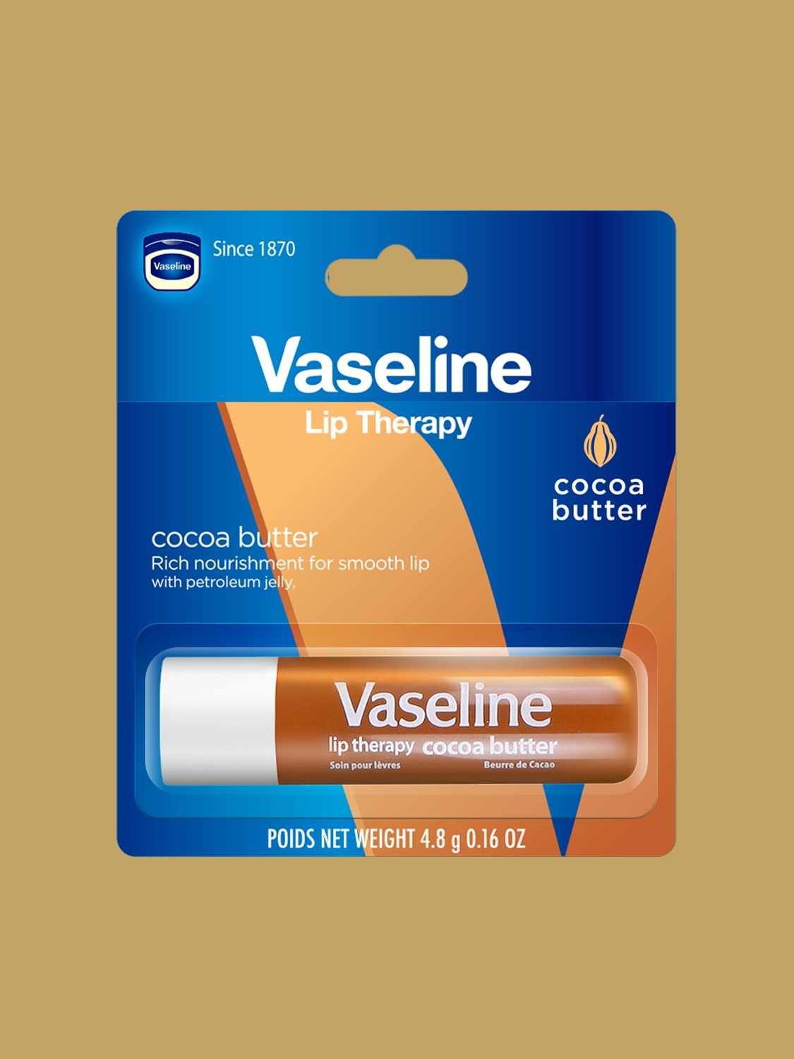 Vaseline Lip Care Stick Cocoa 4.8g
