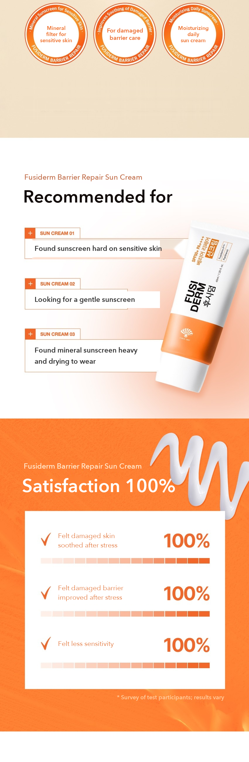 Fusiderm Barrier Repair Sun Cream detail 2