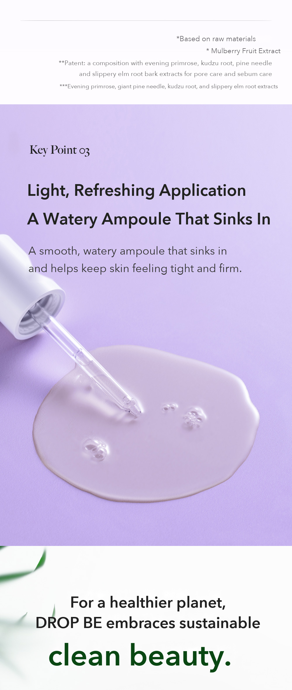 DROP BE Pore Tightening Ampoule detail 10