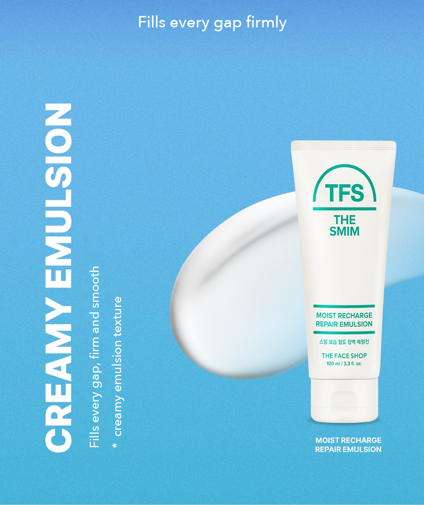 THE FACE SHOP The Smim Moist Recharge Repair Emulsion detail 08