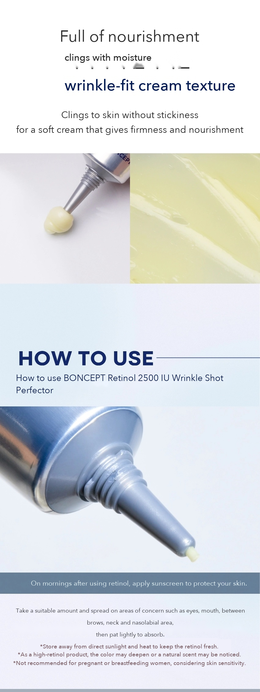 BONCEPT Retinol 2500 IU Wrinkle Shot Perfector 15ml detail 14
