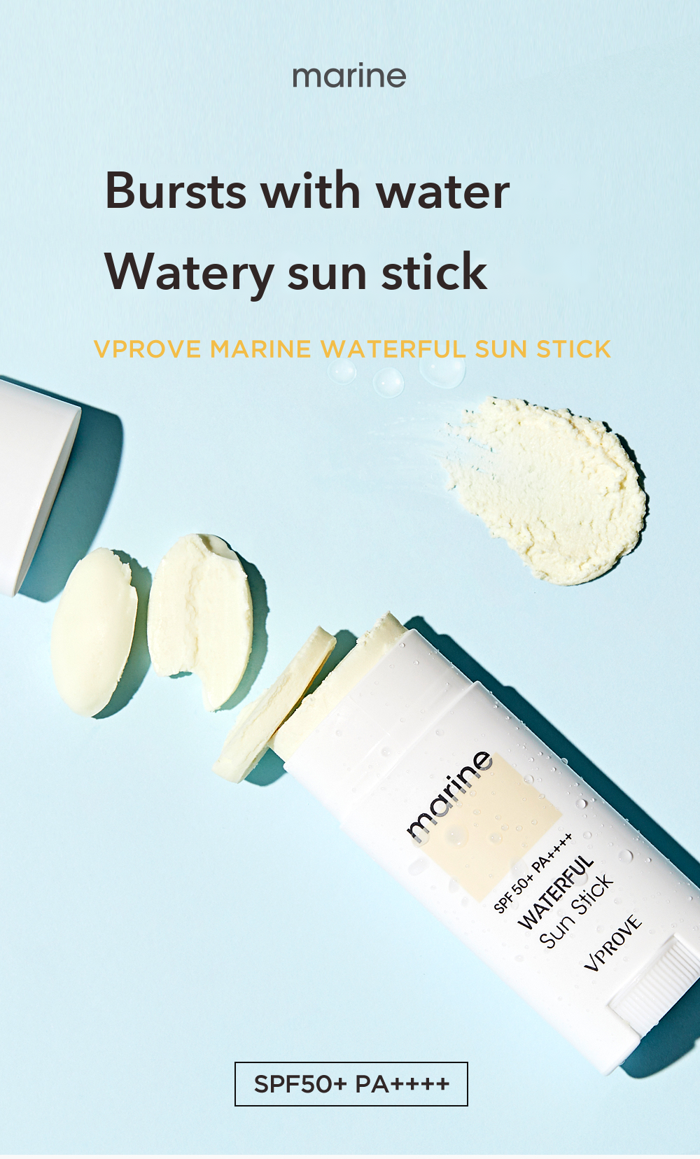 VPROVE Marine Waterful Sun Stick detail 01