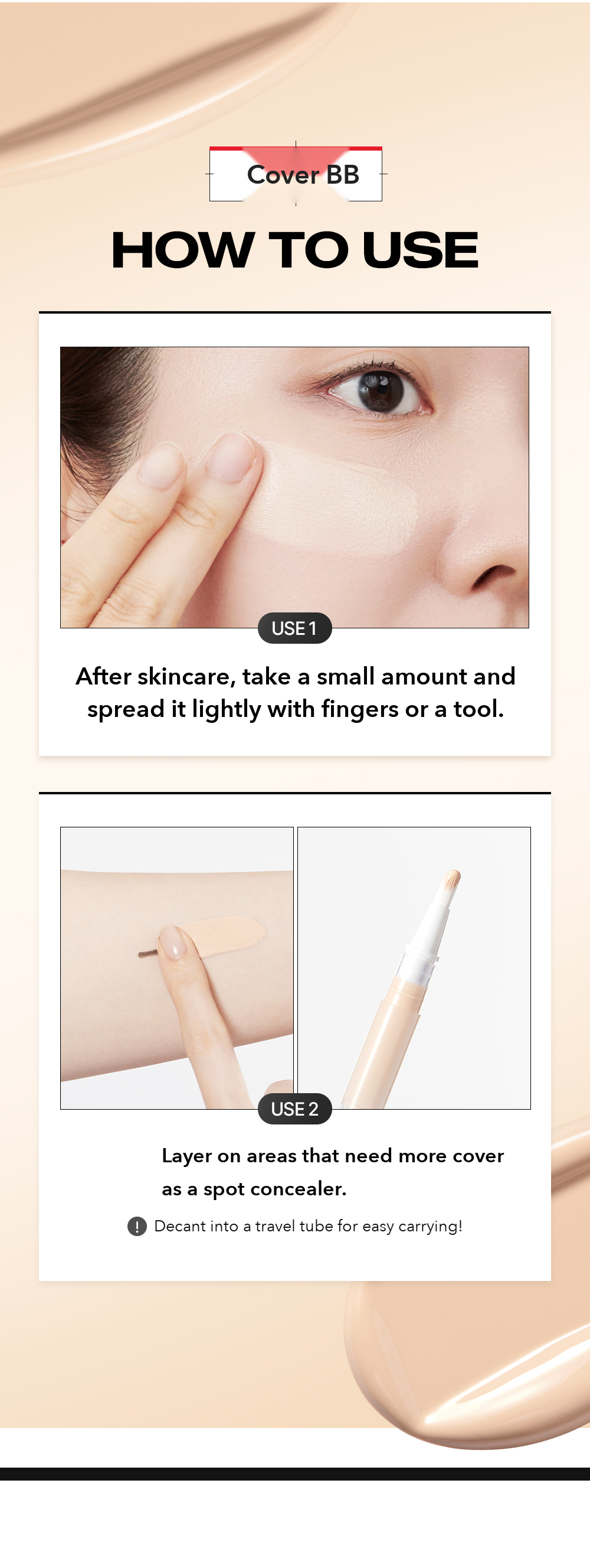 DERMABLOCK Cover BB Cream detail 09