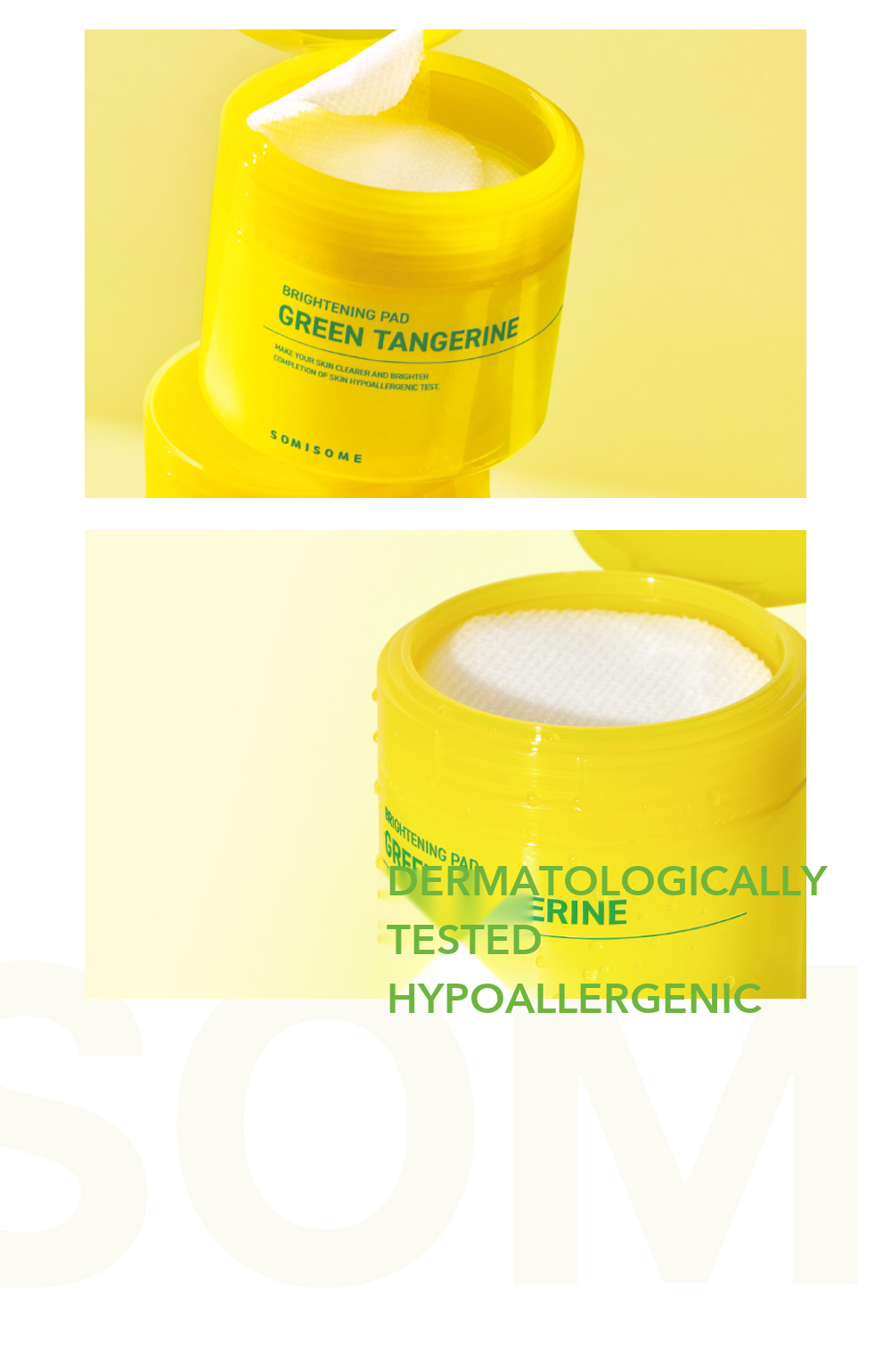 SOMISOME Green Tangerine Toning Pad 50 Pads 130g detail 10