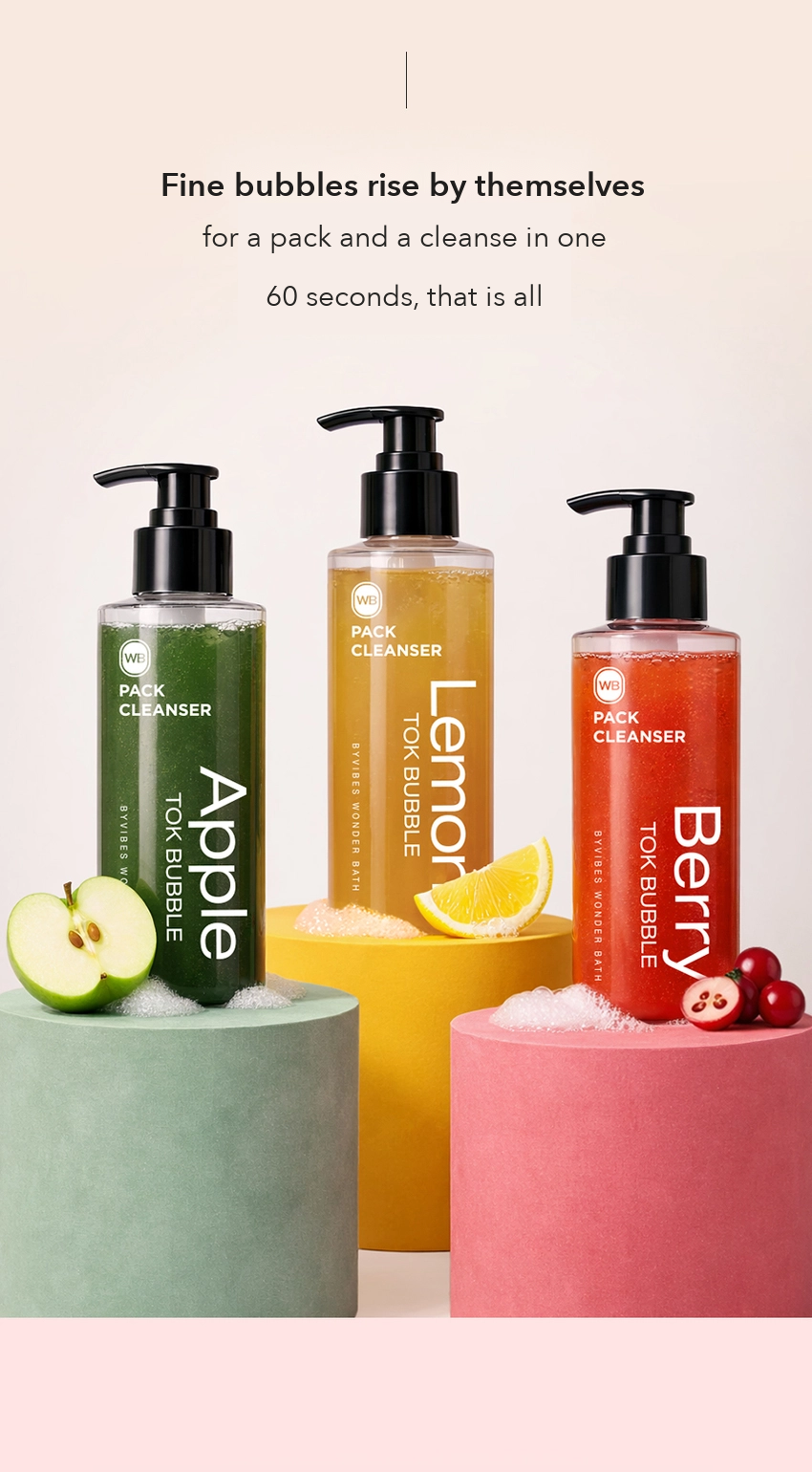 Wonder Bath Berry Tok Bubble Pack Cleanser detail 2