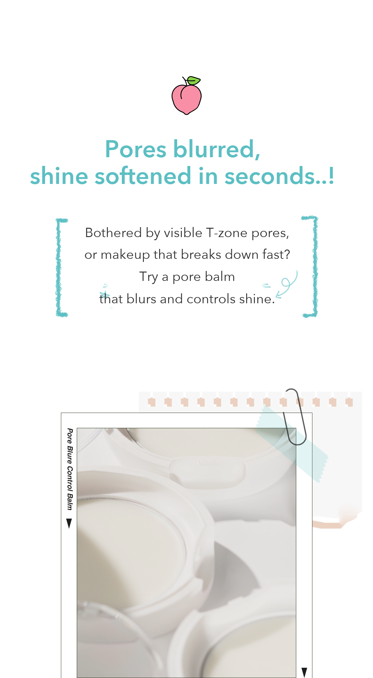 CODE GLOKOLOR Pore Blur Control Balm detail 3