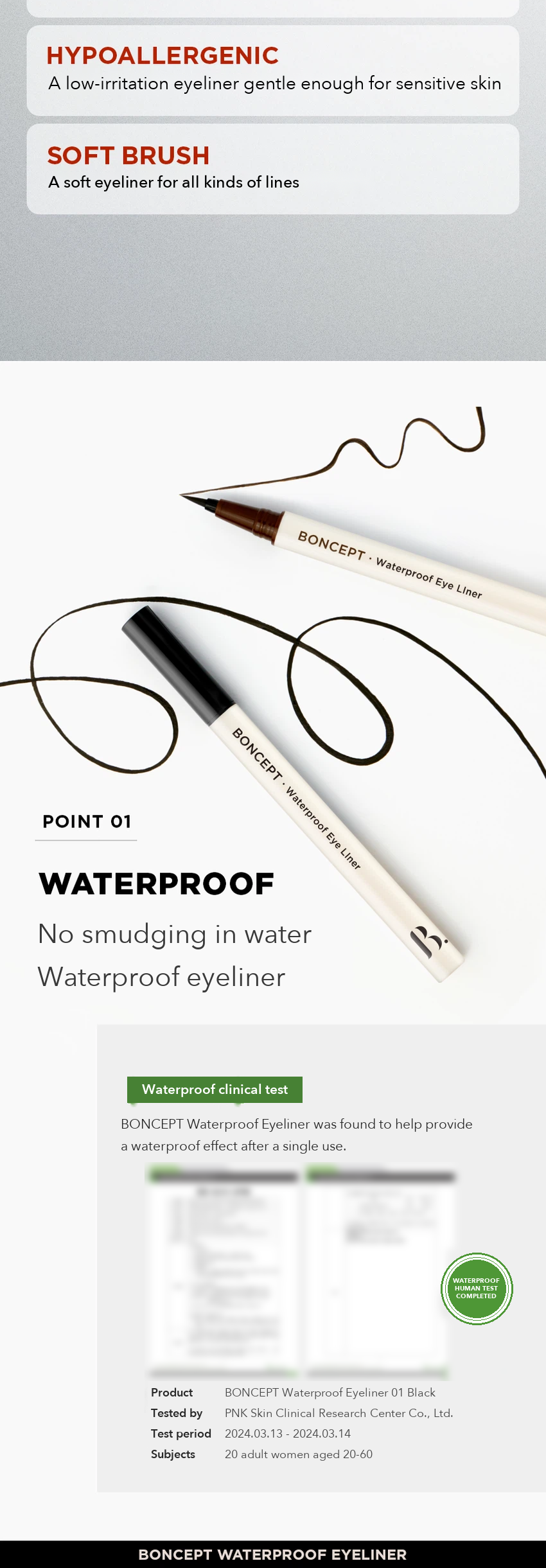 BONCEPT Waterproof Eyeliner detail 02