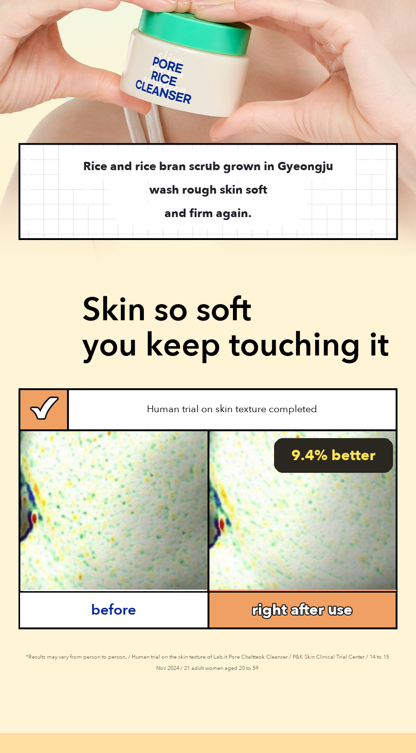 Lab.it Pore Chaltteok Cleanser detail 6