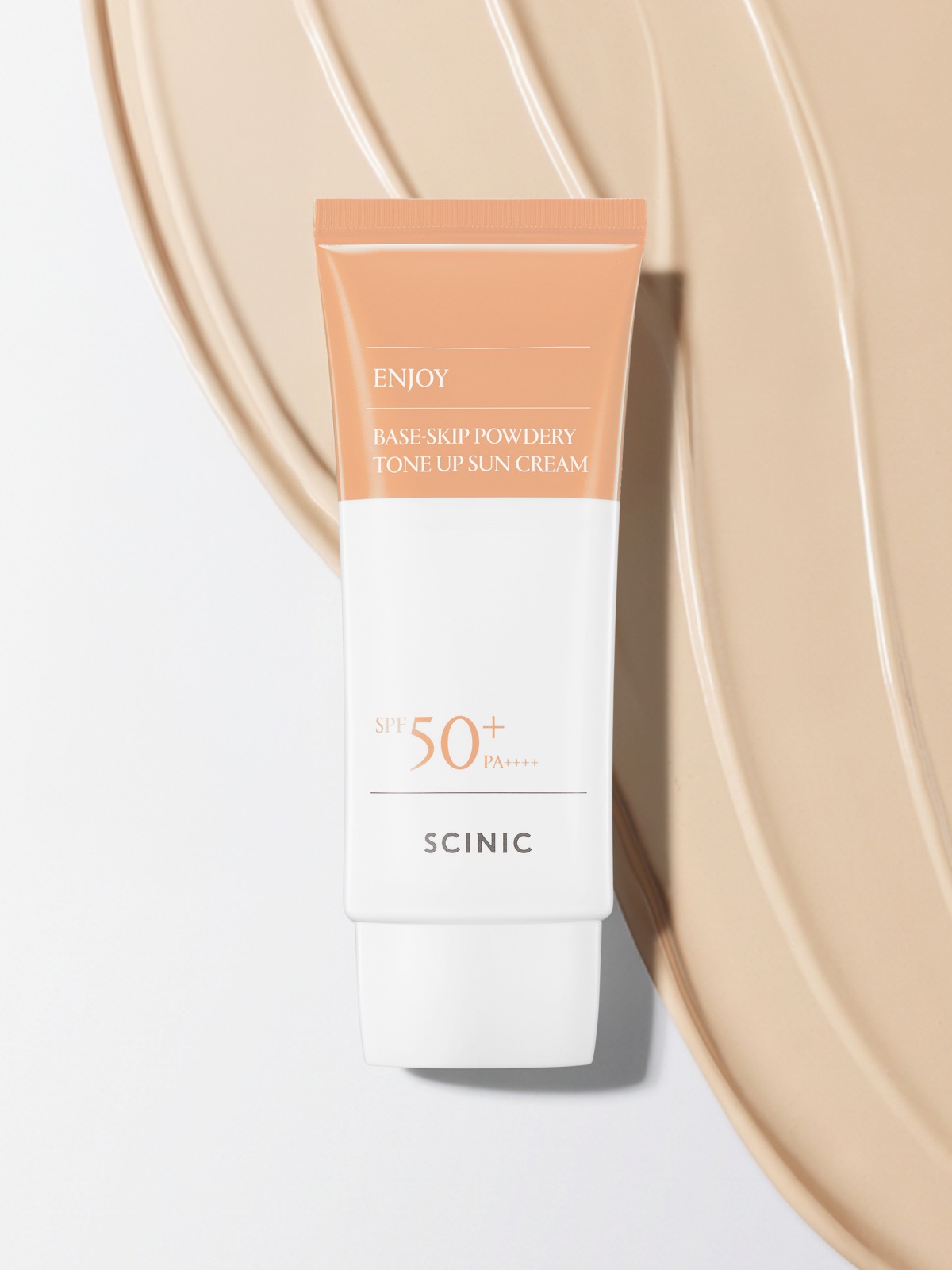 SCINIC Enjoy Base Skip Powdery Tone-up Sun Cream 60g