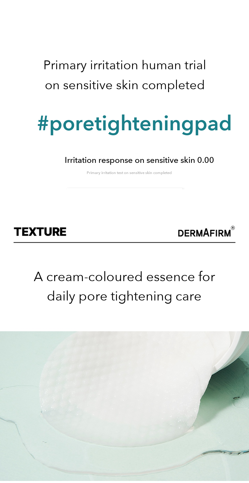DERMAFIRM PDRN Exosome Pore Tightening Pad detail 08