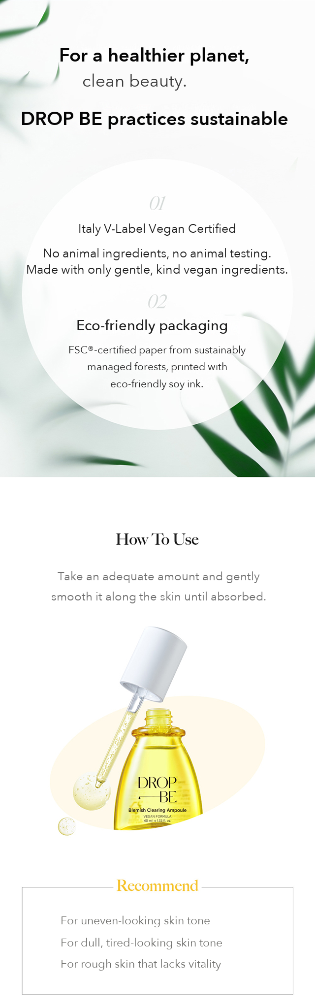 DROP BE Blemish Clearing Ampoule detail 6