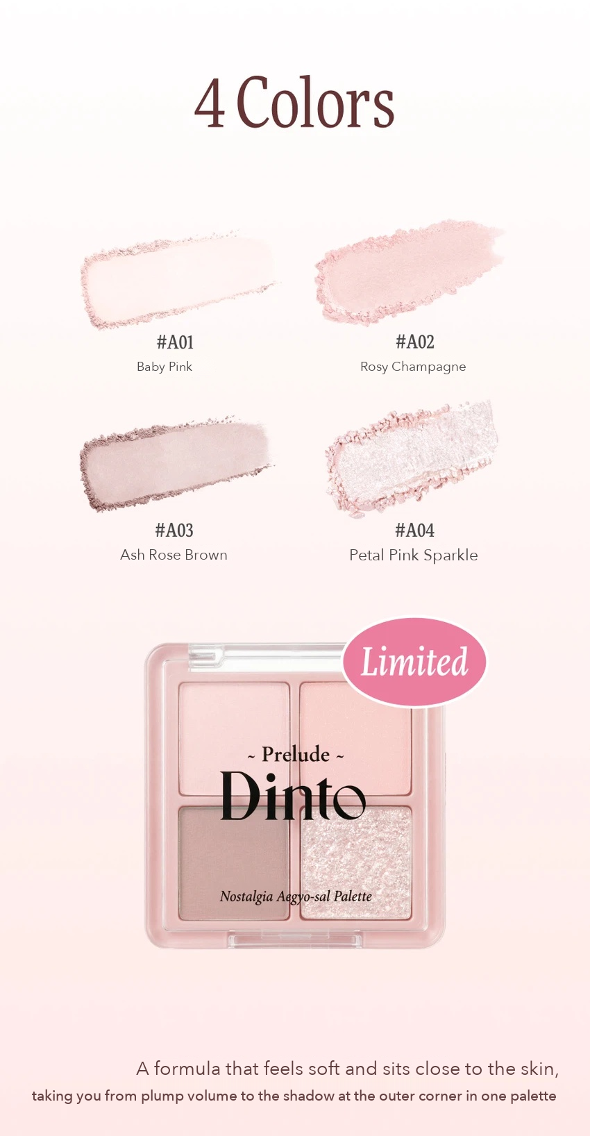 Prelude Dinto Nostalgia Aegyo-sal Palette A75 Baby Orwell detail 06