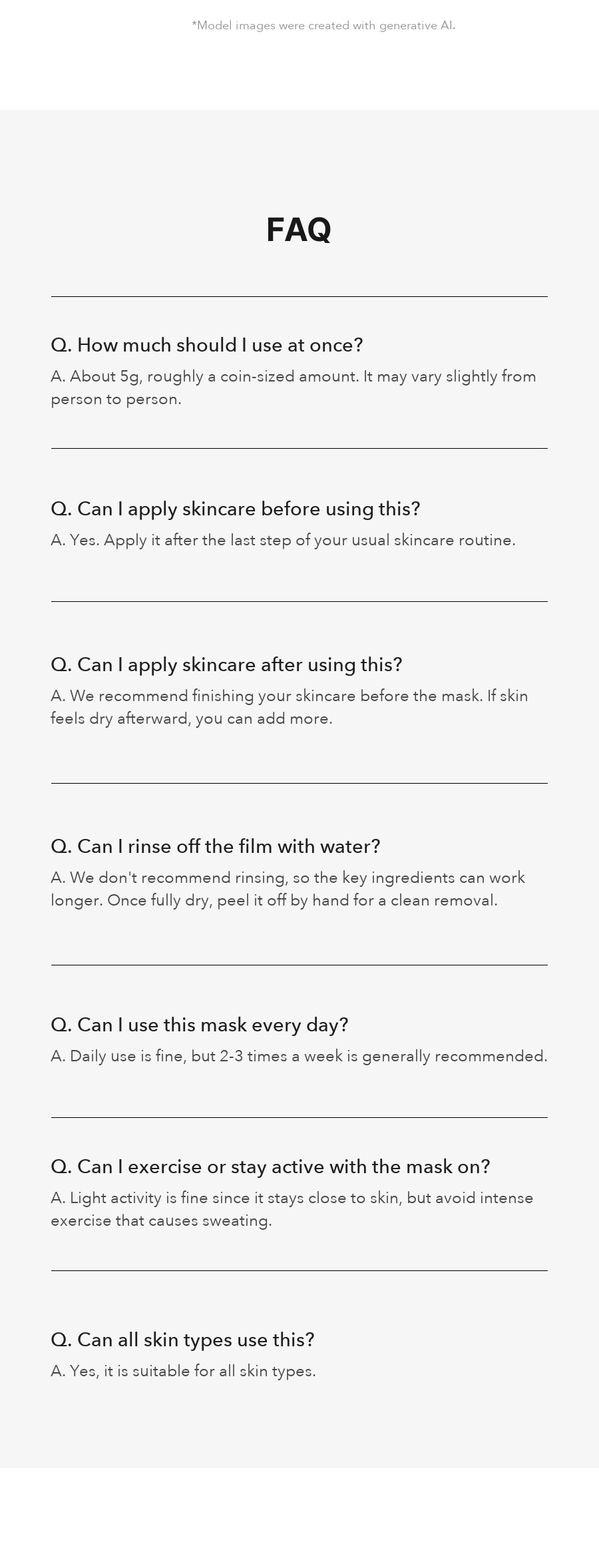 MEDIPEEL Cica Cooling Calming Wrapping Mask FAQ