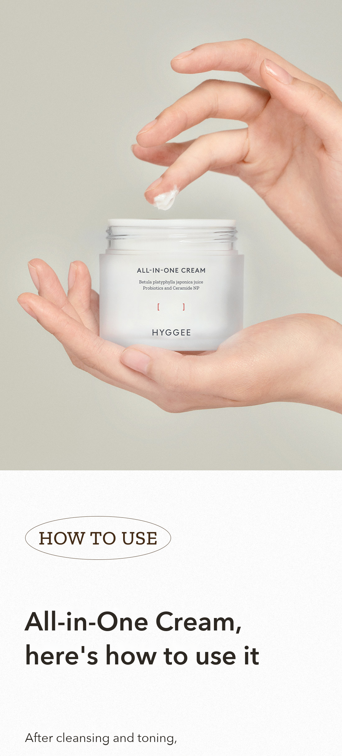 HYGGEE All-In-One Cream detail 15