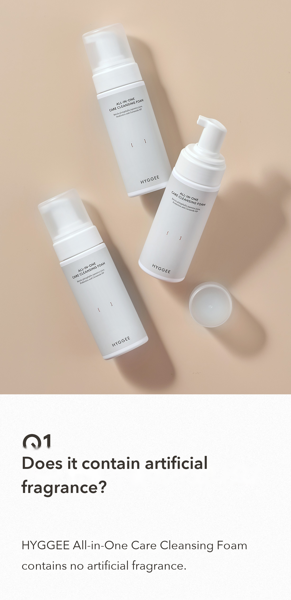 HYGGEE All-In-One Care Cleansing Foam detail 15