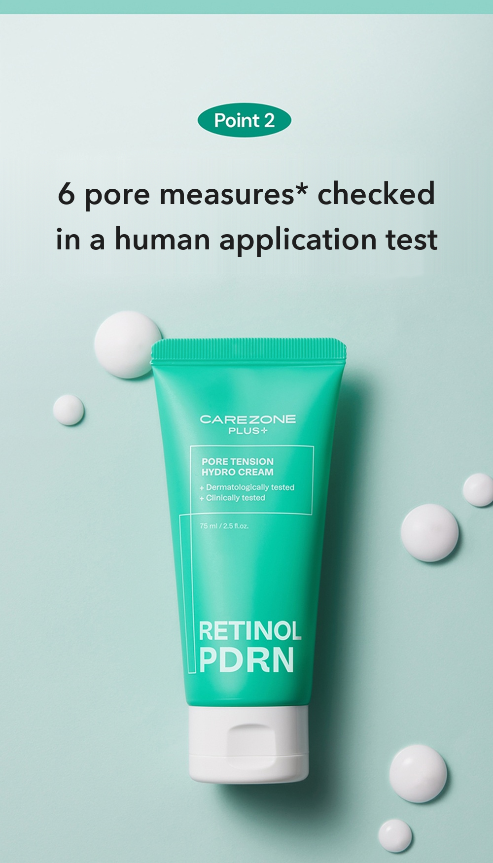 CAREZONE PLUS+ Pore Tension Hydro Cream 75ml detail 05