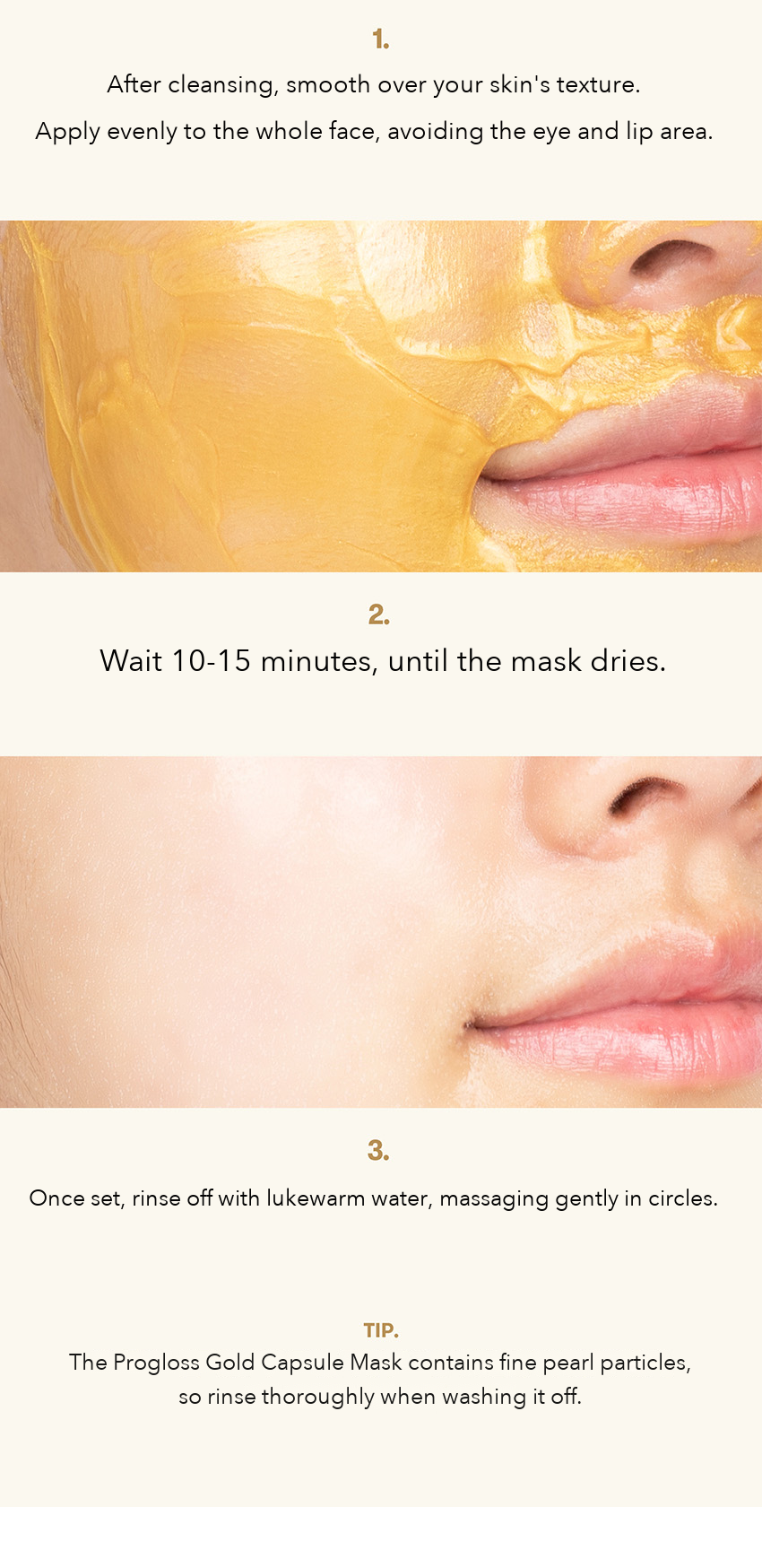 VT Progloss Gold Capsule Mask 7.5g x 3ea detail 07