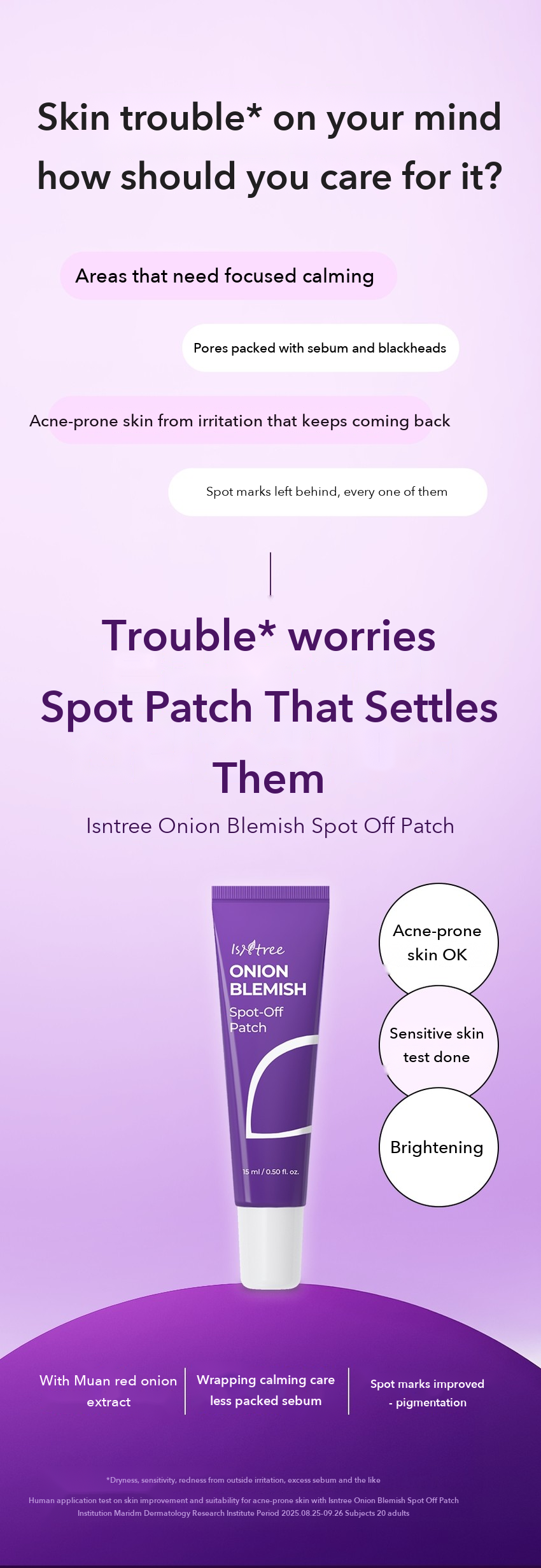 Isntree Onion Blemish Spot Off Patch detail 1