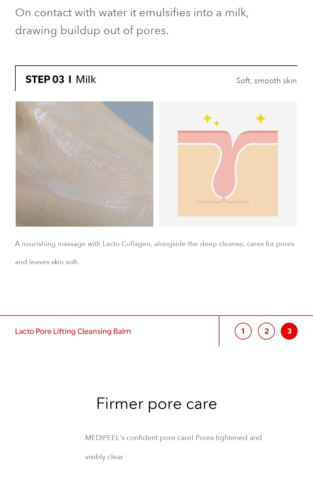 MEDIPEEL Lacto Pore Lifting Cleansing Balm 20ml detail 04