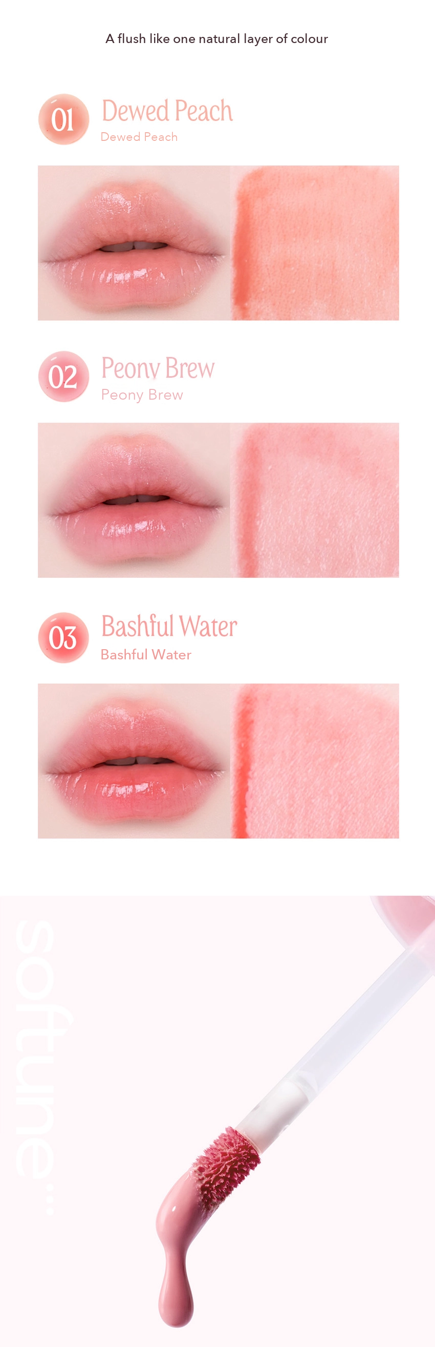 Holika Holika Softune Nudie Water Tint detail 05