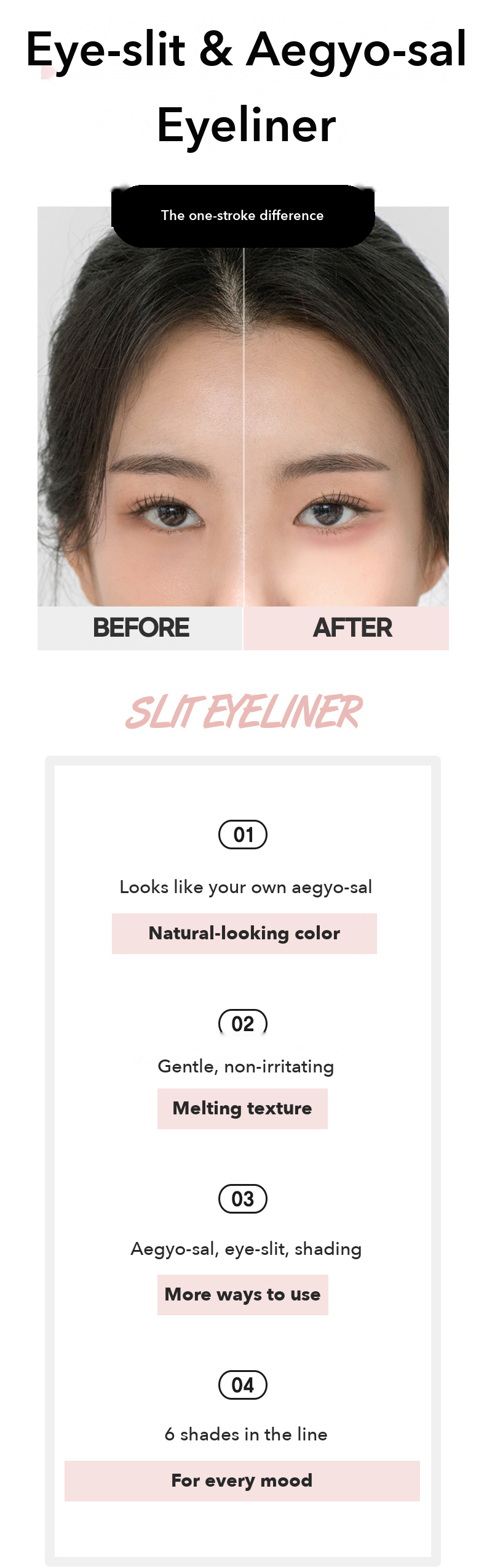 thebom Aegyo-sal Eye-slit Pencil Salmon Pink detail 03