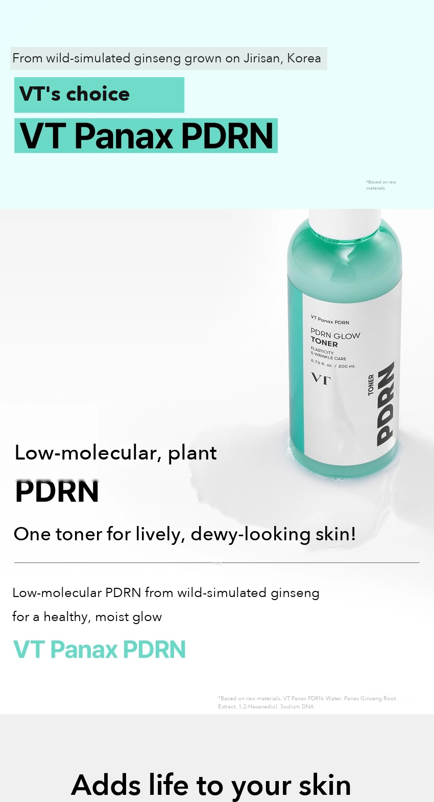 VT PDRN Glow Toner 200ml detail 03