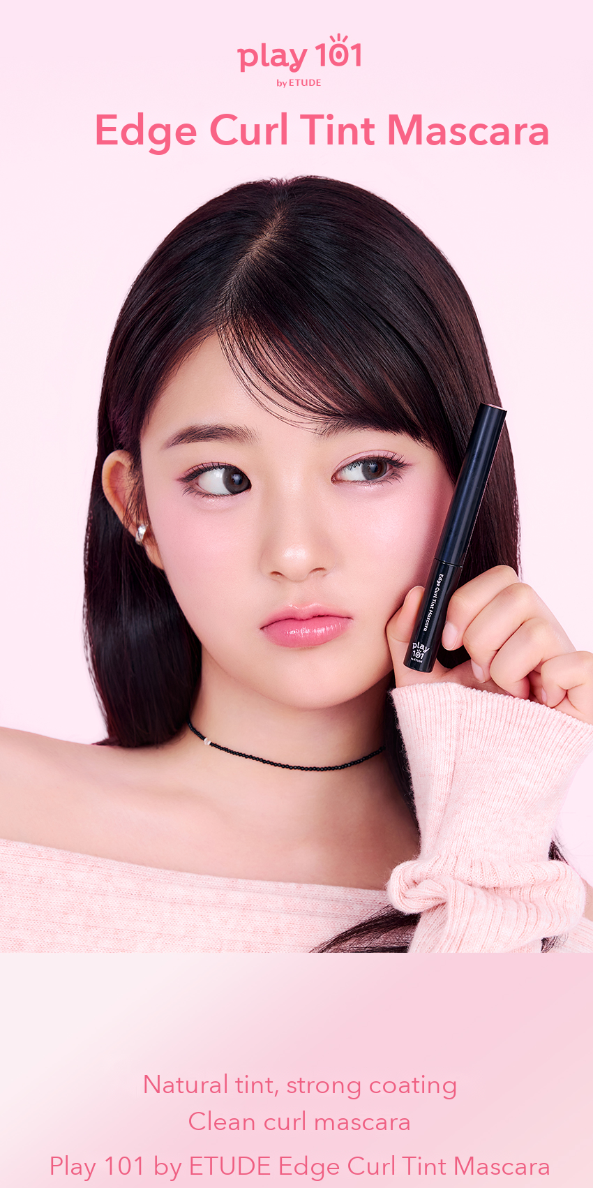 Play 101 by ETUDE Edge Curl Tint Mascara 3g detail 01