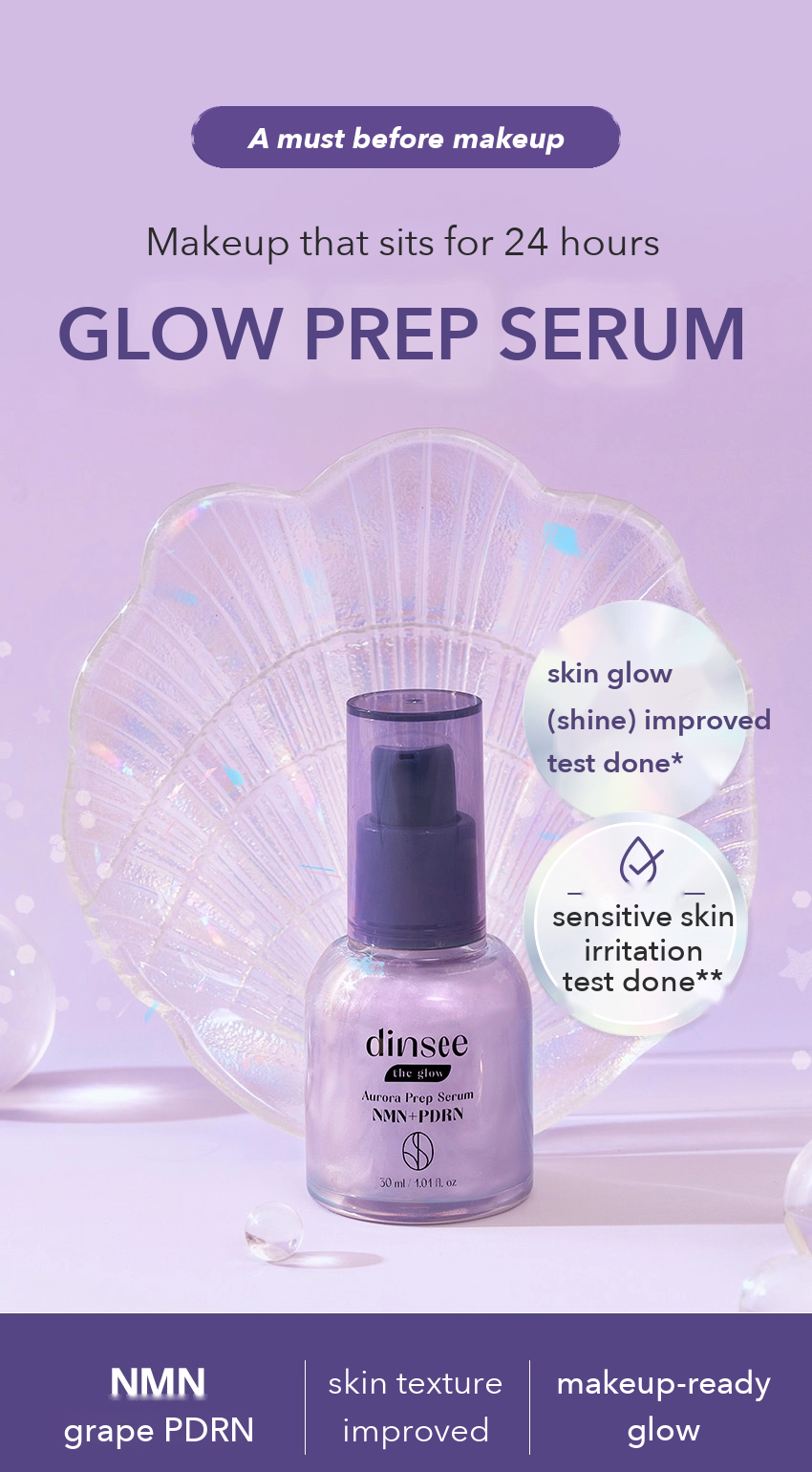 dinsee the glow Aurora Prep Serum detail 01