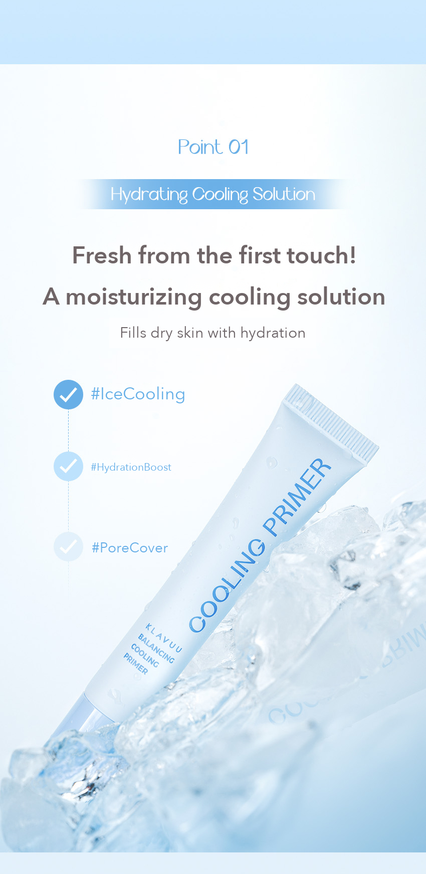 KLAVUU Balancing Cooling Primer 15ml detail 02