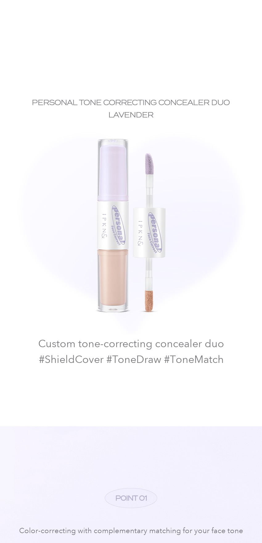 IPKN Personal Tone Correcting Concealer Duo detail 01