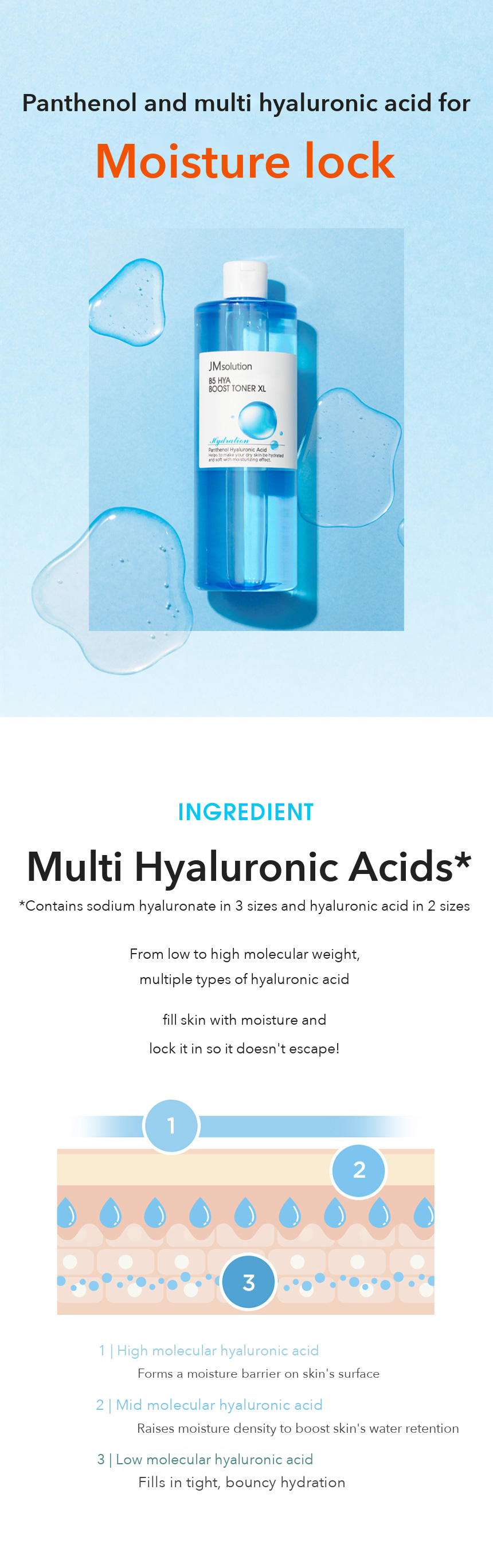 JMsolution B5 Hya Moisturizing Boost Toner XL 500ml detail 03