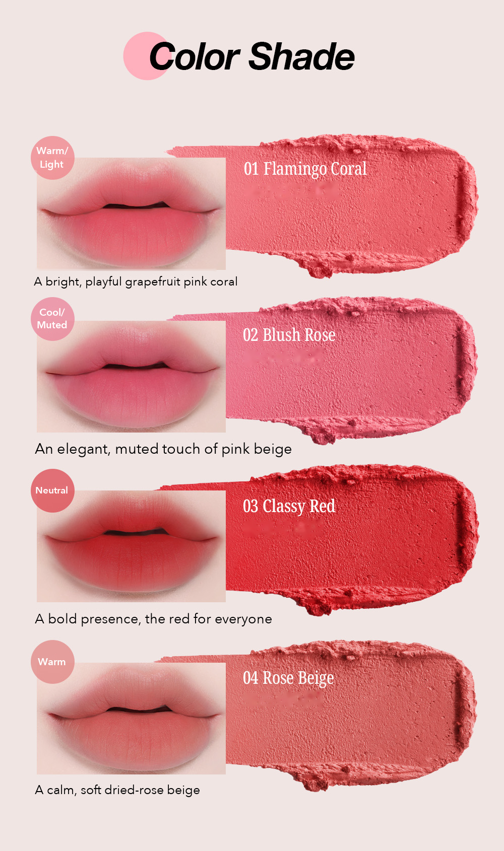 VOV Cashmere Lipstick 3g detail 03
