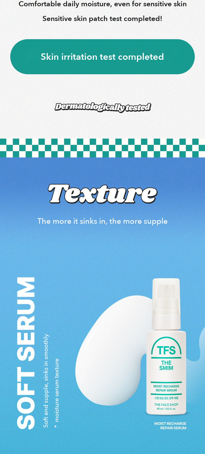 THE FACE SHOP The Smim Moist Recharge Repair Serum detail 07