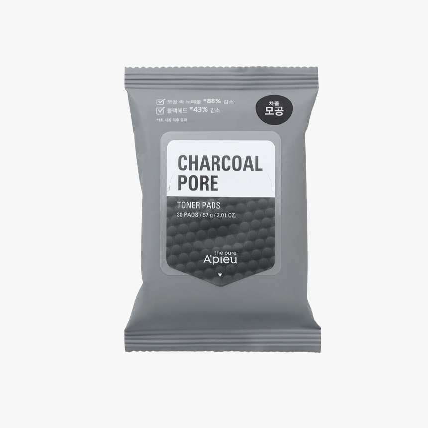 A'PIEU The Pure Charcoal Pore Pad 57g (30 pads)