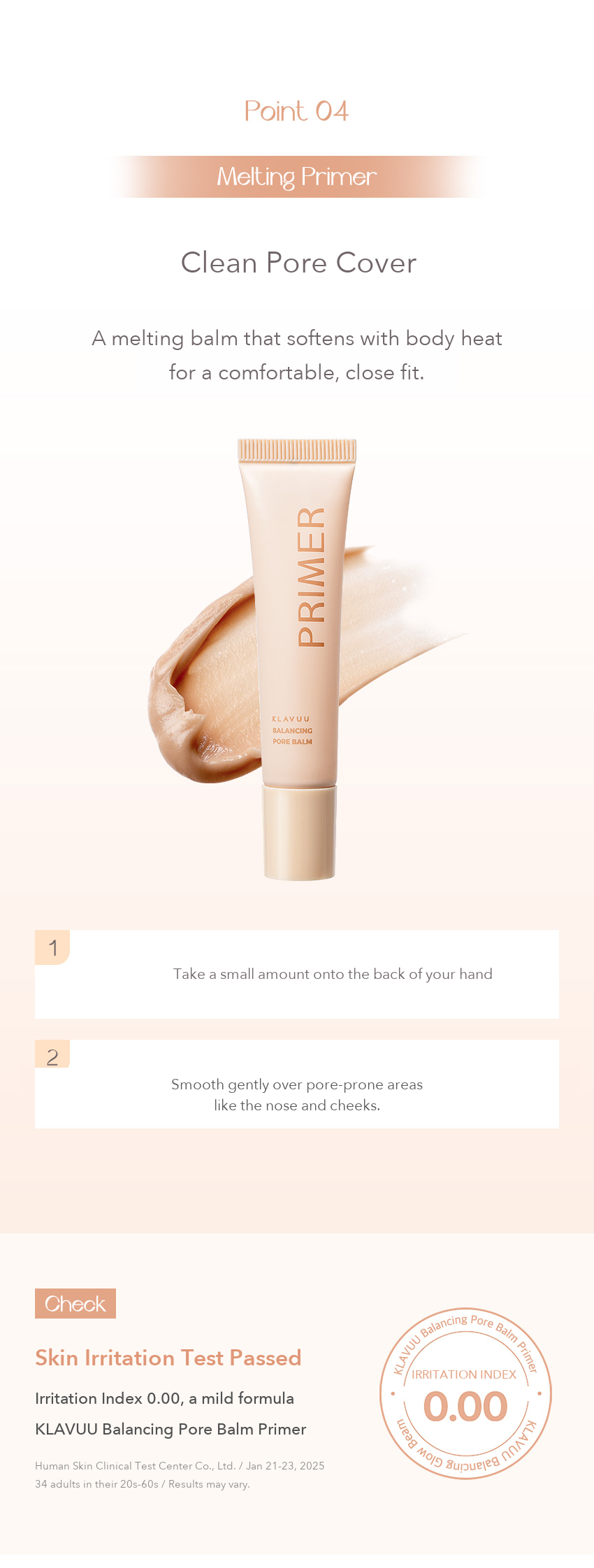KLAVUU Balancing Pore Balm Primer detail 06