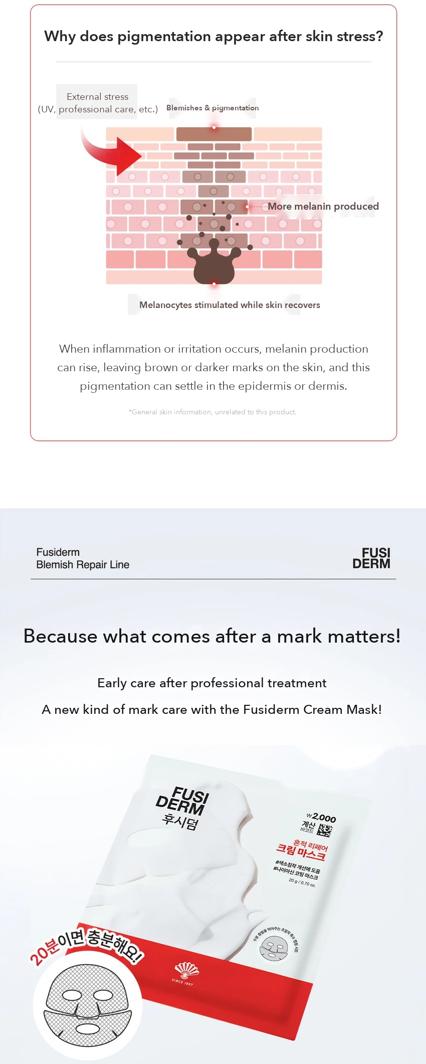 Fusiderm Blemish Repair Cream Mask detail 3