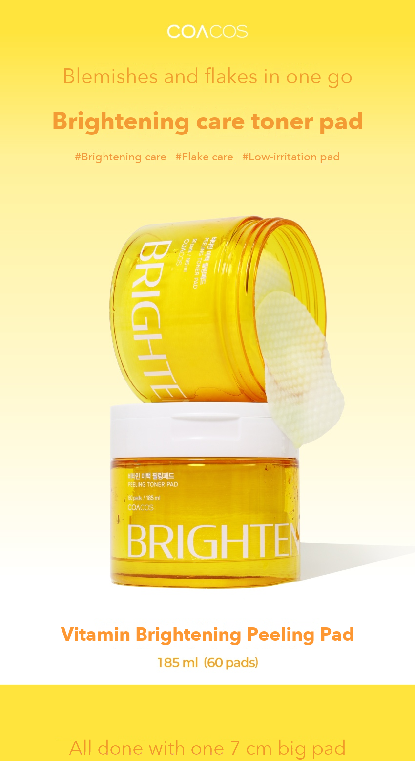 COACOS Vitamin Brightening Peeling Pad detail 1