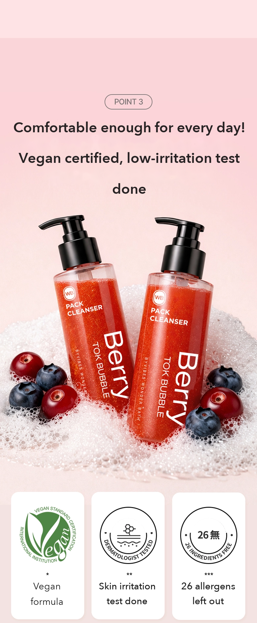 Wonder Bath Berry Tok Bubble Pack Cleanser detail 6