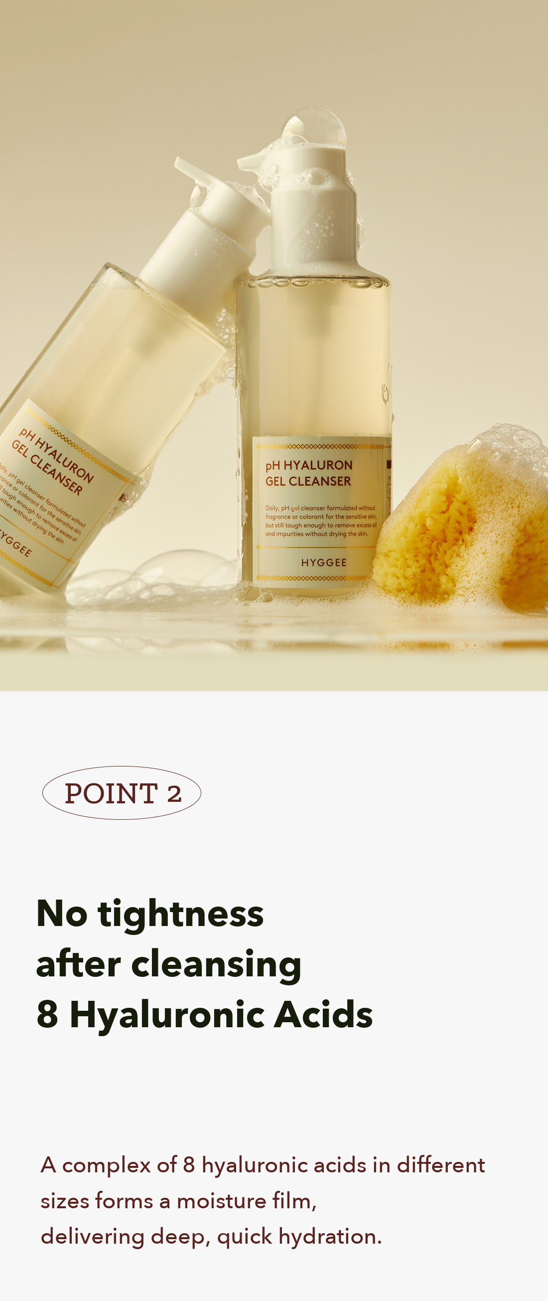 HYGGEE pH Hyaluron Gel Cleanser detail 11