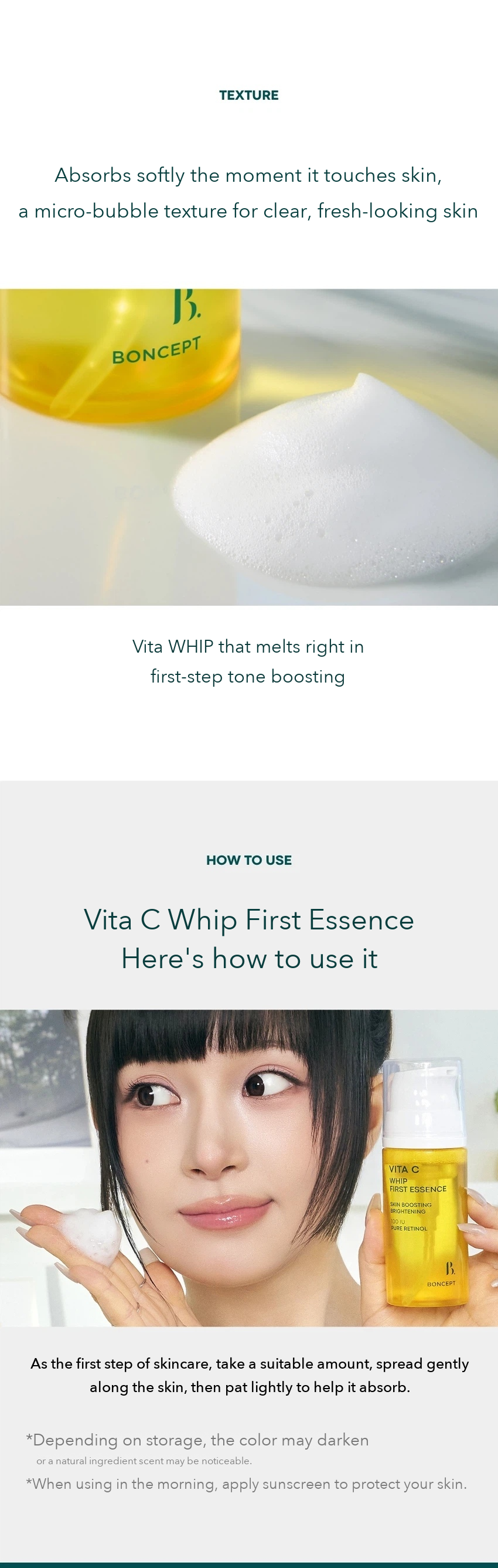 BONCEPT Vita C Whip First Essence 100ml detail 07