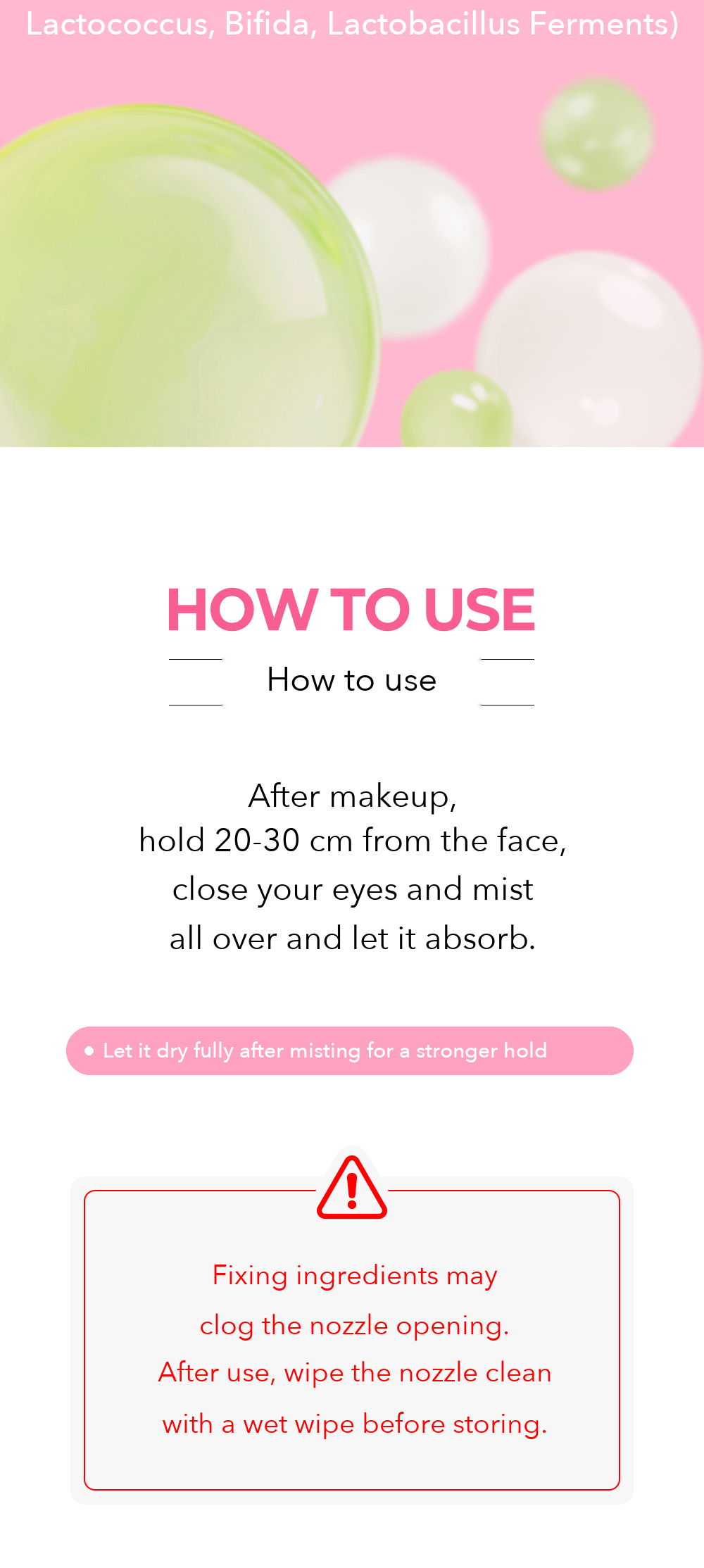 VPROVE Makeup Setting Fixer detail 10