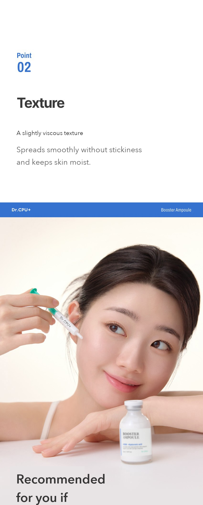 Dr.CPU+ Moisture Hydro Booster Ampoule detail 04