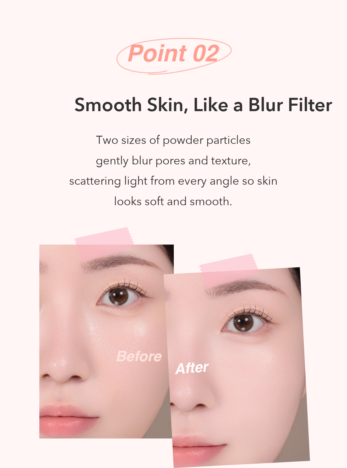 CODE GLOKOLOR Pink Blur Control Base detail 6