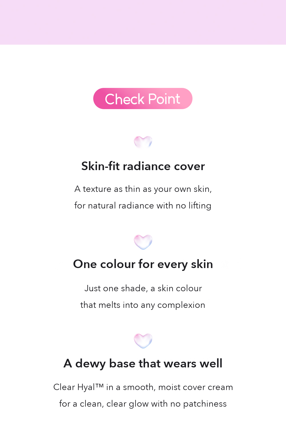 THE LAB by BLANC DOUX Clear Hyal Dewy Tinted Cover Cream detail 02