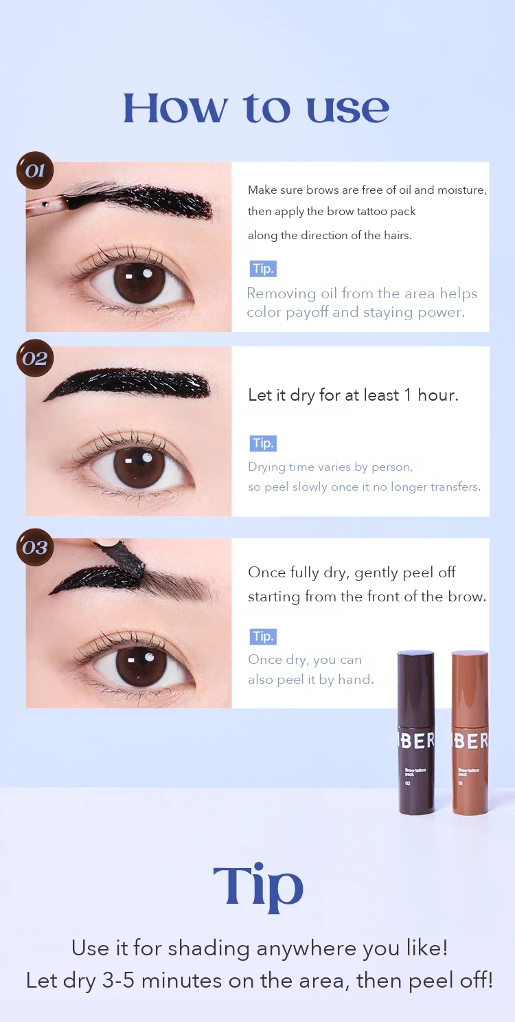 BERRISOM Brow Tattoo Pack detail 11
